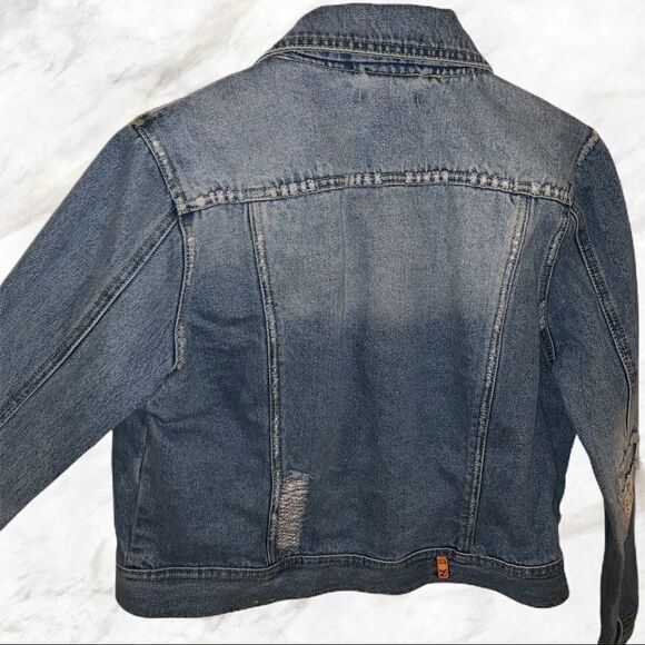 Zana Di Distressed Denim Jacket - Picture 2 of 6